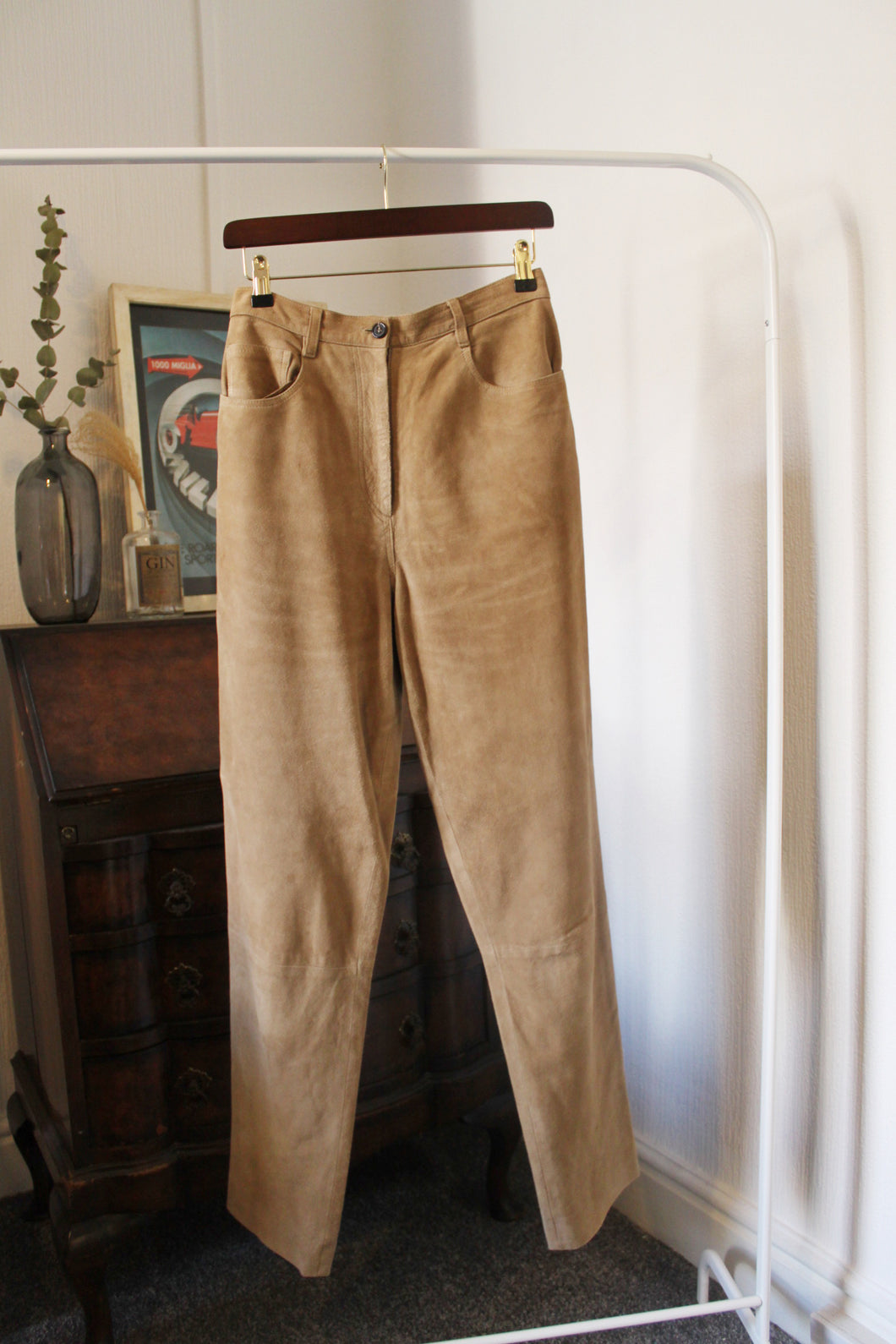 Suede Trousers